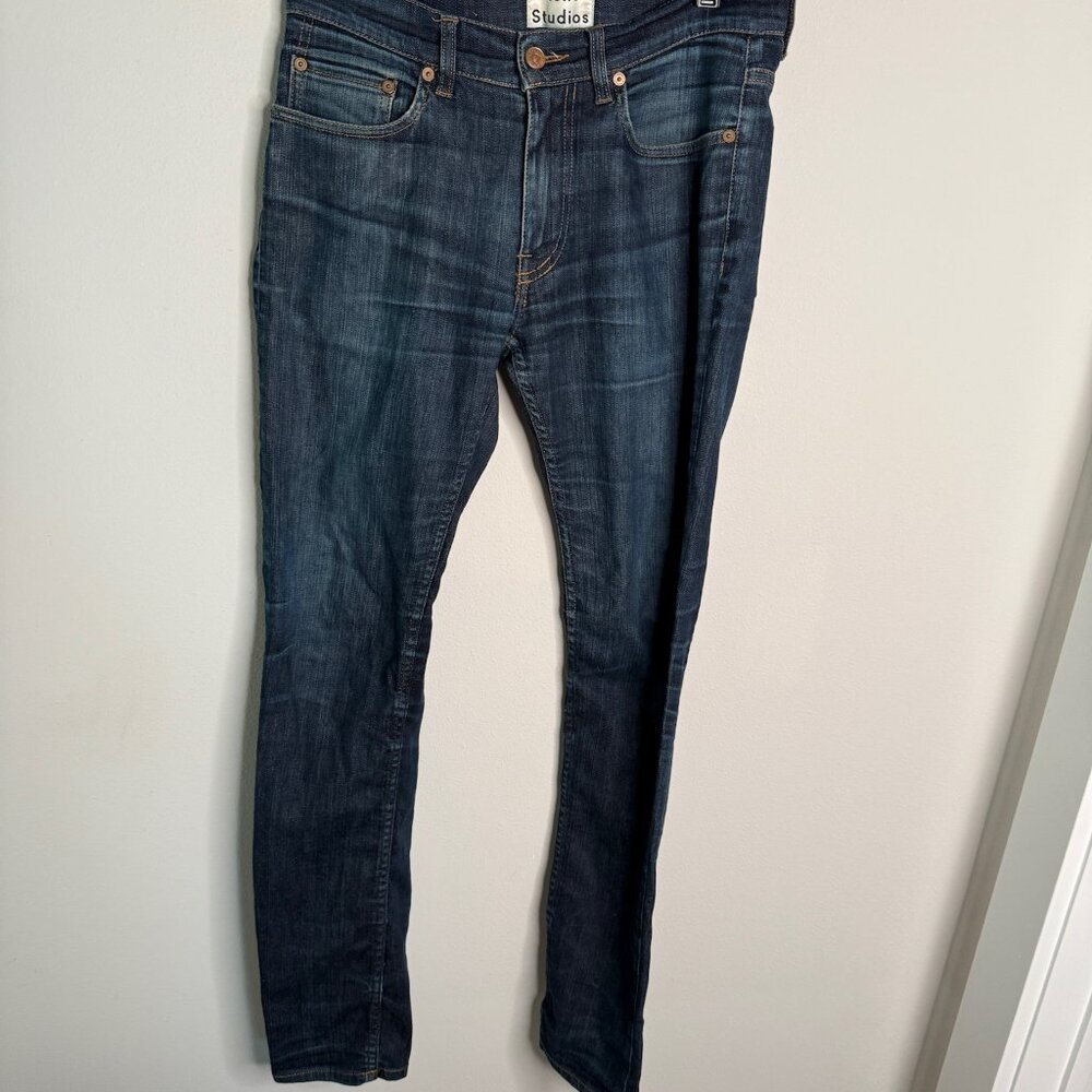 Acne Studios Blue Demin Casual Straight Leg‎ Jeans - Size 30/32